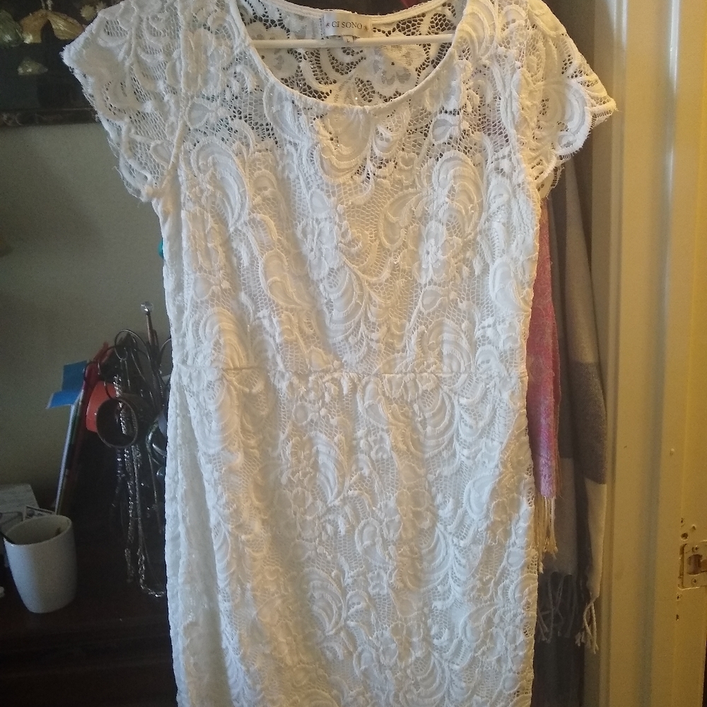 White dress